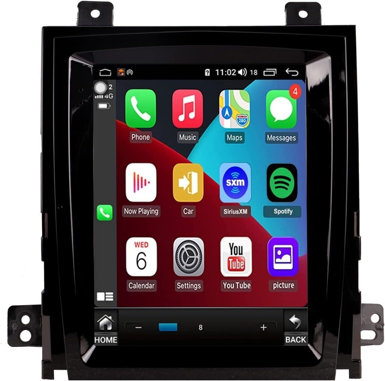 USED 9.7” Car Radio GPS Android Carplay 2+32GB For Cadillac Escalade 07-14
