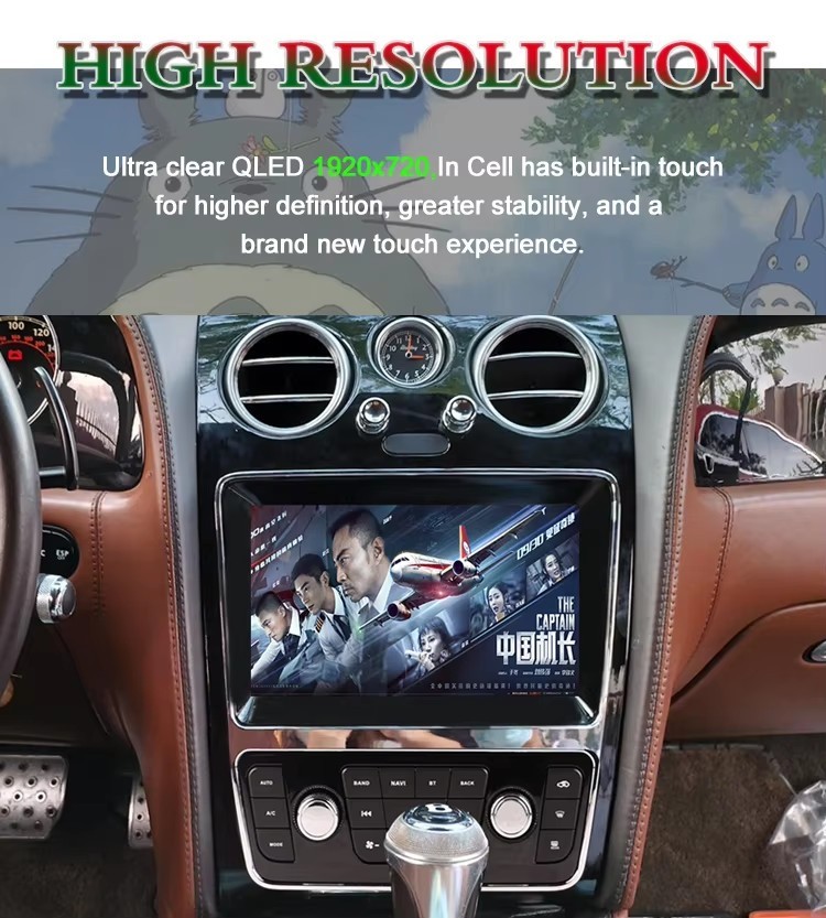 9″ Stereo CarPlay 4+64GB For 05-12 Bentley Flying Spur Continental GT Car Radio