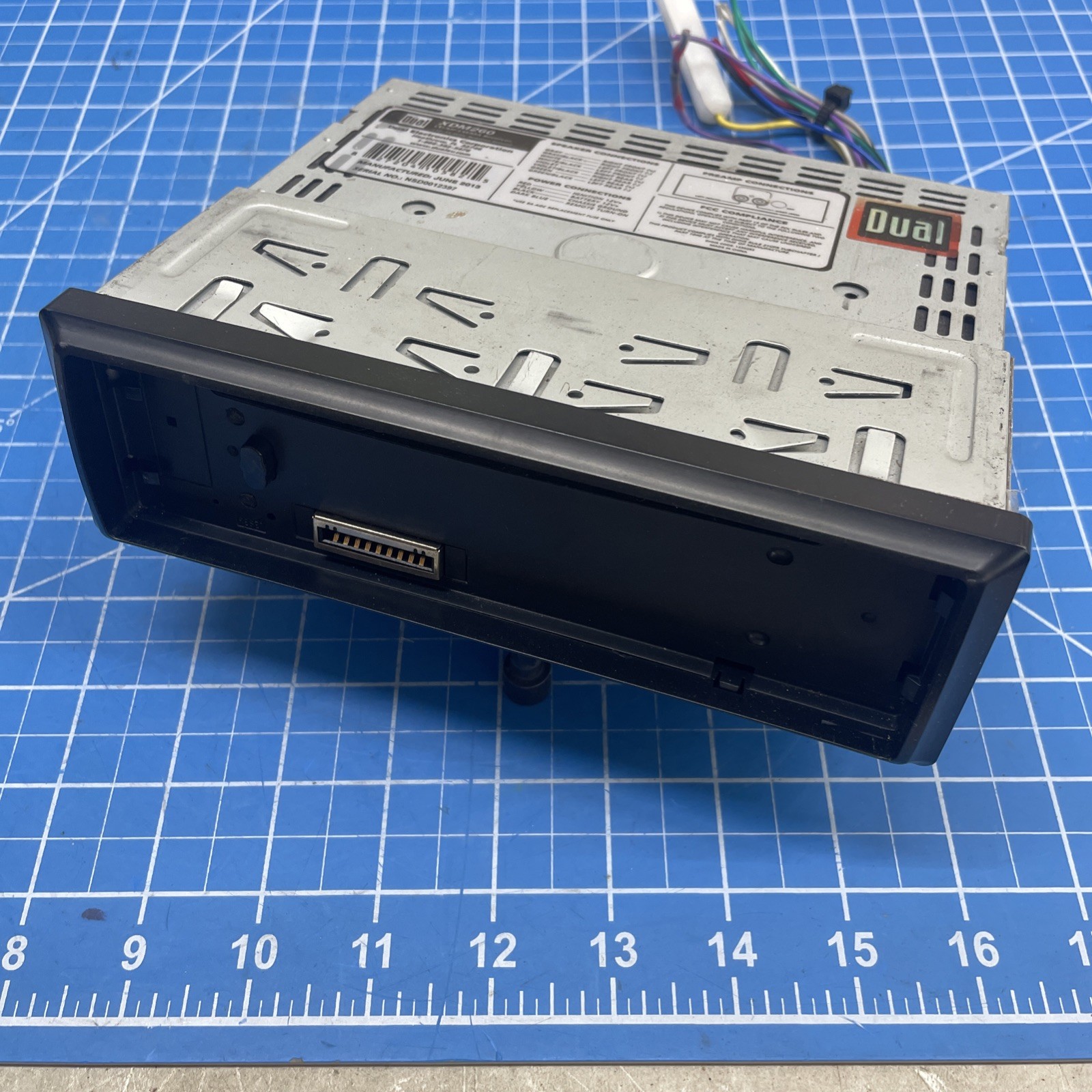 Dual XDM260 Audio Radio AM FM AUX USB MP3 CD Player Stereo Head Unit Receiver
