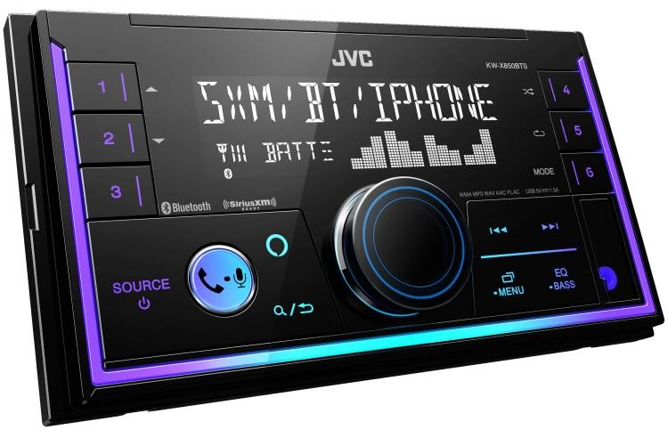 JVC KW-X850BTS Digital Media Receiver Double-DIN Amazon Alexa/Bluetooth/Dual USB