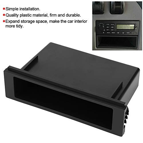 Single DIN Stereo Dash Kit Pocket – Car Radio Installation Storage Organizer for