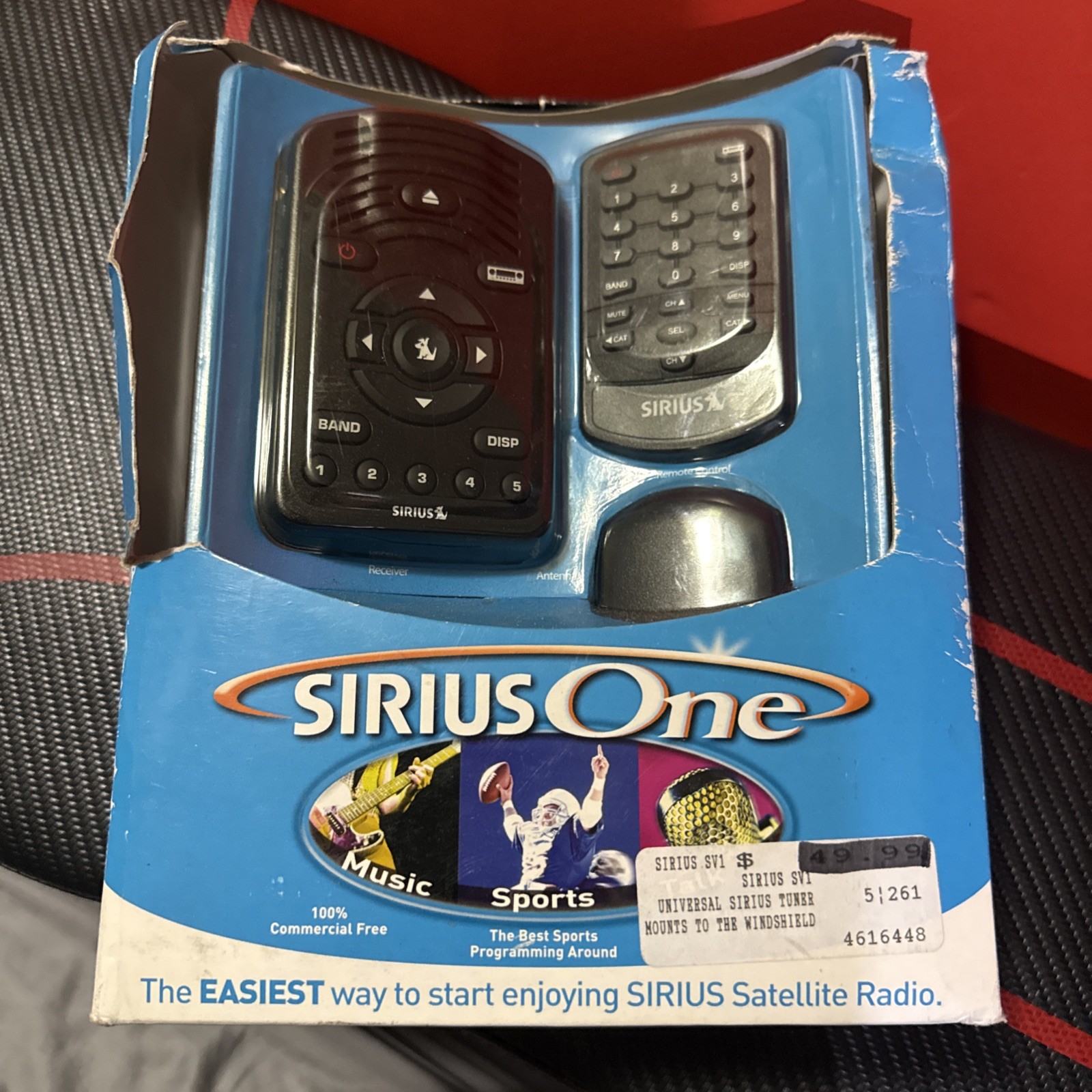 Sirius Satellite Radio Sirius One SV1 All In One with Remote Control New Sealed