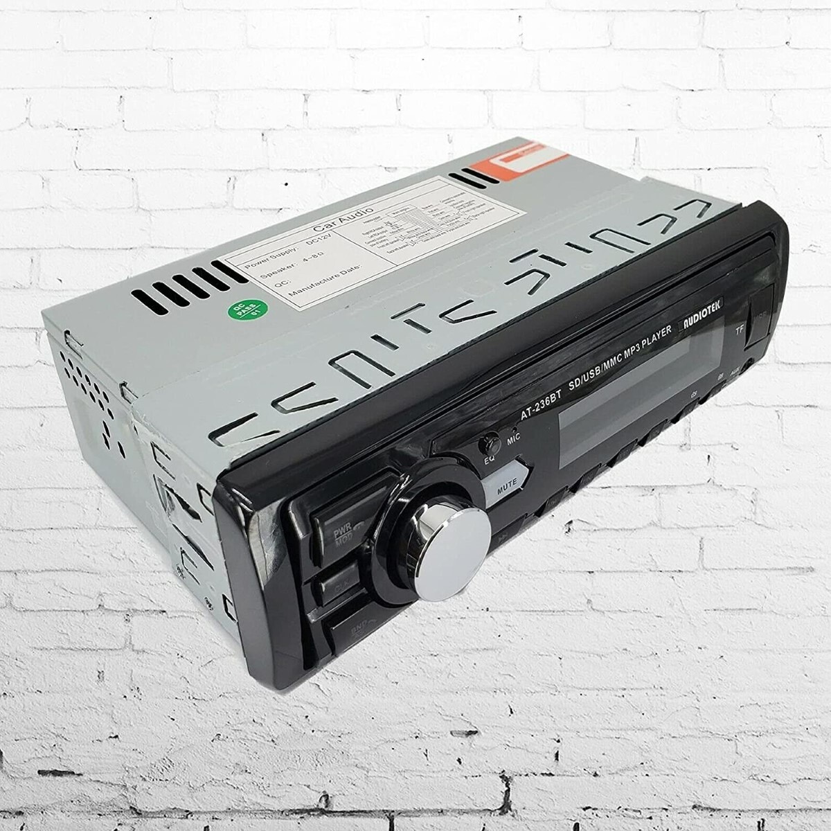 Audiotek AT-236BT Car Stereo Audio FM Aux SD USB MP3 Input Bluetooth (FVS015448)