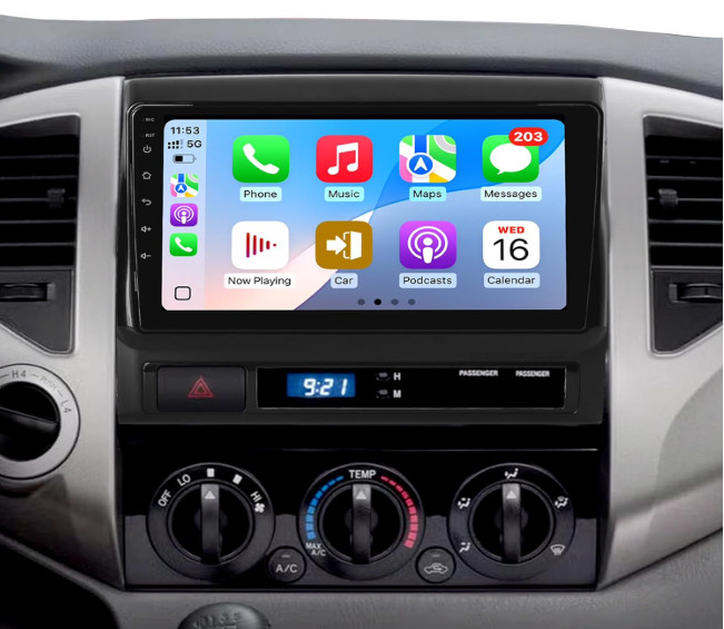 9″ 2+64G Android Auto Carplay Stereo Radio for Toyota Tacoma 2005-2014 w Cooling