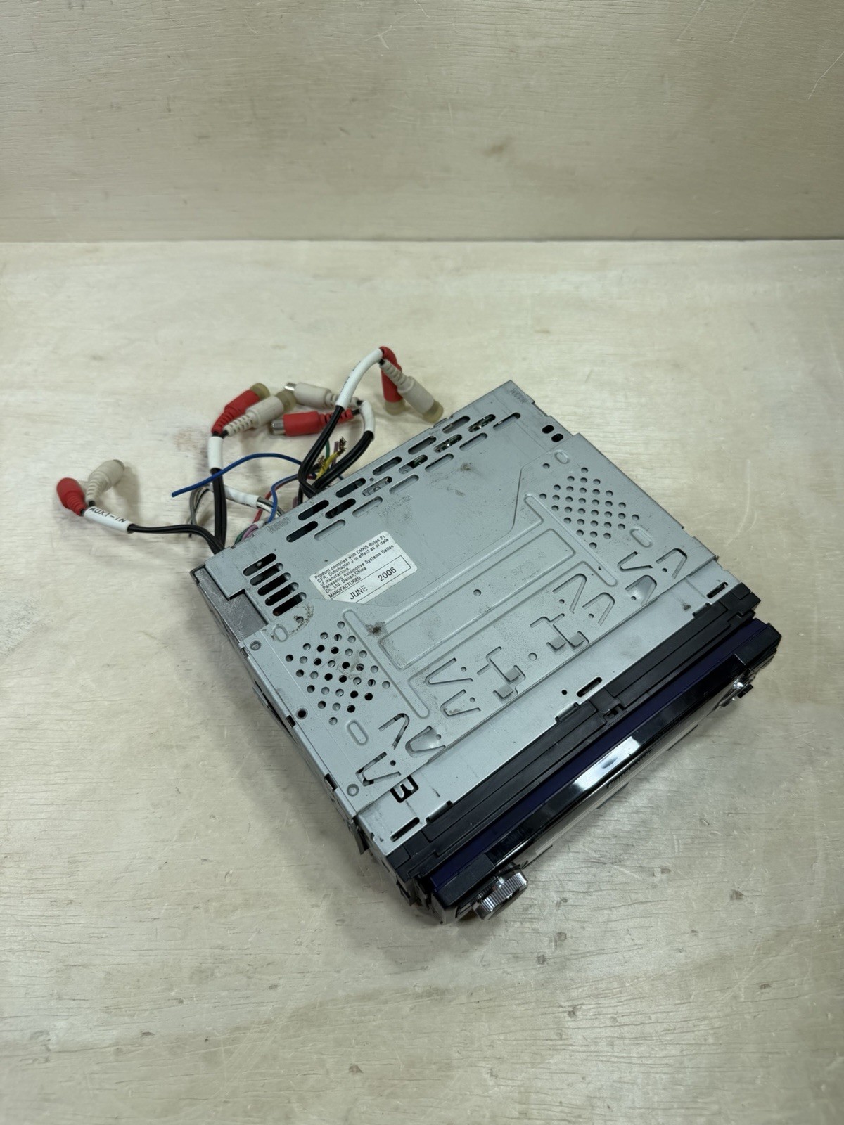 🔥RARE Panisonic CQ C7103U car stereo deck Race Cars On 3D Matrix Display 50×4