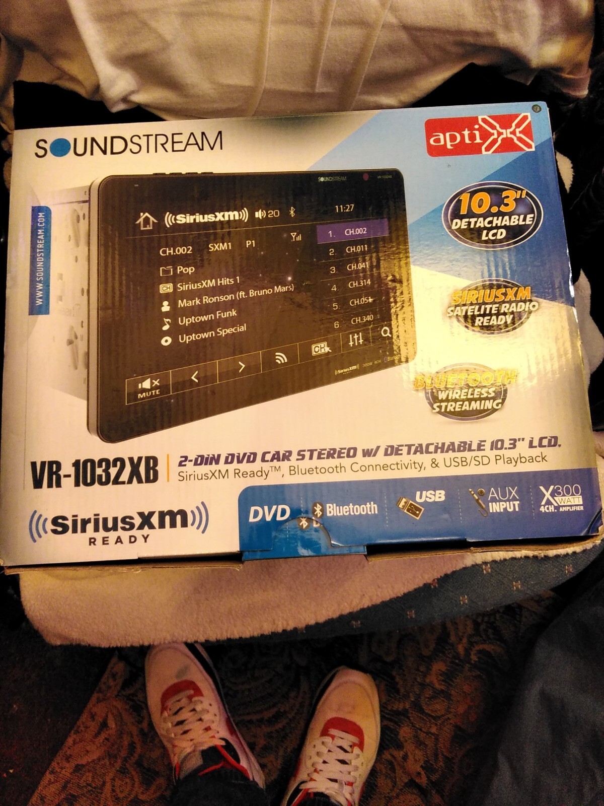 SOUNDSTREAM VR-1032XB 10.3″ DVD CD BLUETOOTH 300W AMP CAR STEREO SIRIUS XM READY
