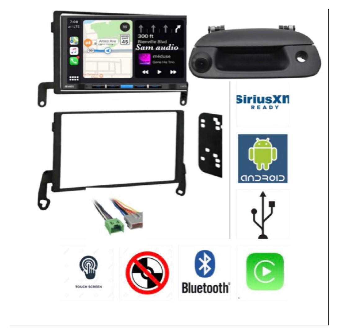 Jensen Stereo Radio Bluetooth W Backup Camera for Ford F-150-250-350 1997-2006