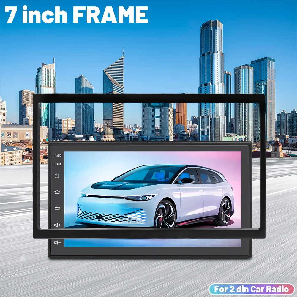 7×4 inch Car Radio MP5 Install Frame Universal 2 Din Car Radio 178x100MM