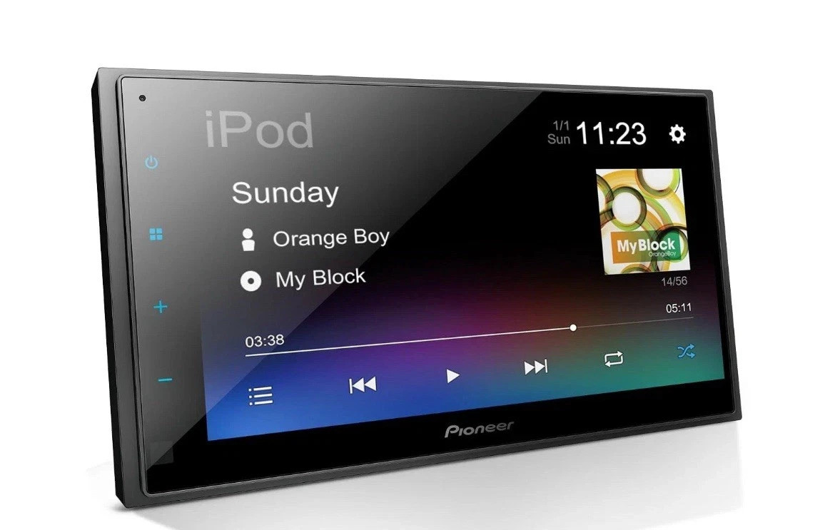 Pioneer DMH-130BT 6.8″ Resistive Touchscreen 2 Din Receiver Stereo Apple Android