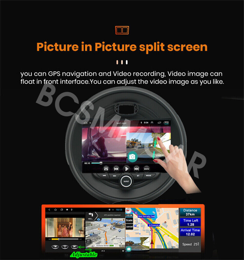 Multimedia Player Touch Screen Fit For BMW Mini Cooper F55 F56 2014-2021 W/CAM