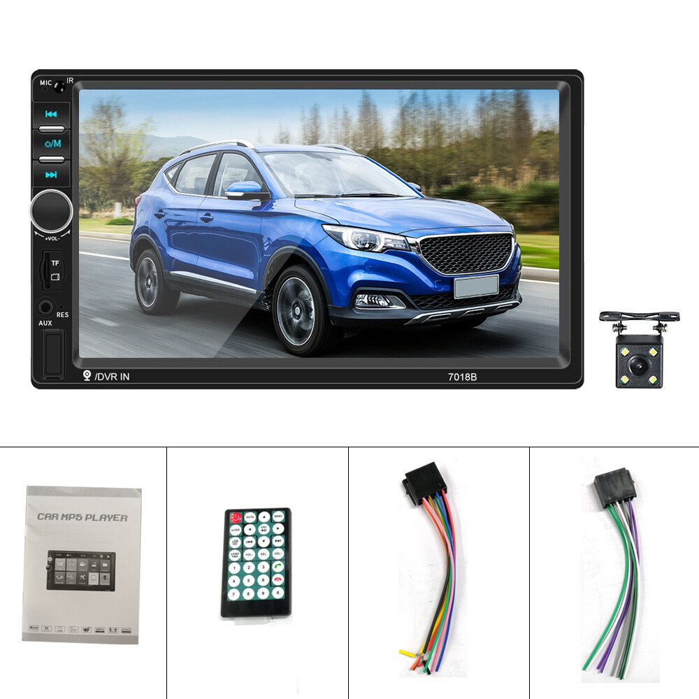 7″ Double Din Touch Screen Apple Android Auto Car Stereo Radio Bluetooth