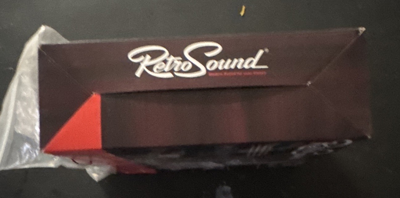 RetroSound Model One 1 DIN Digital Media Receiver USB SD AUX AM/FM Det Face