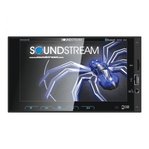 NEW Bluetooth Head Unit Amplifier Receiver DualDin Touchscreen Phone Link Car