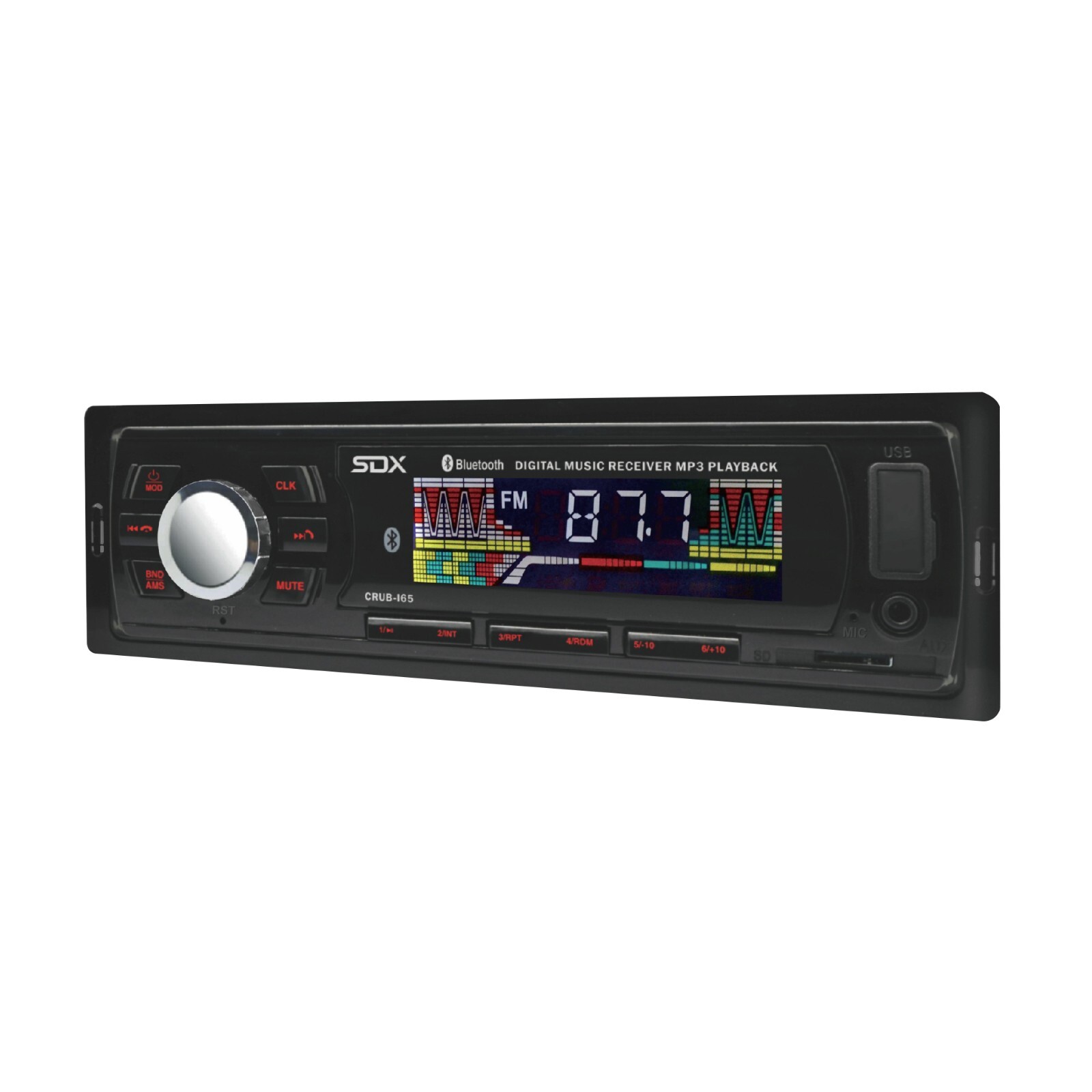 SDX Audio Digital Radio Receiver and Music Player with 6.5” 300W Speaker Combo