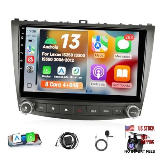4+64G Car Radio for Lexus IS250 IS300 IS350 2006 2007 2008 2009 2010 2012,