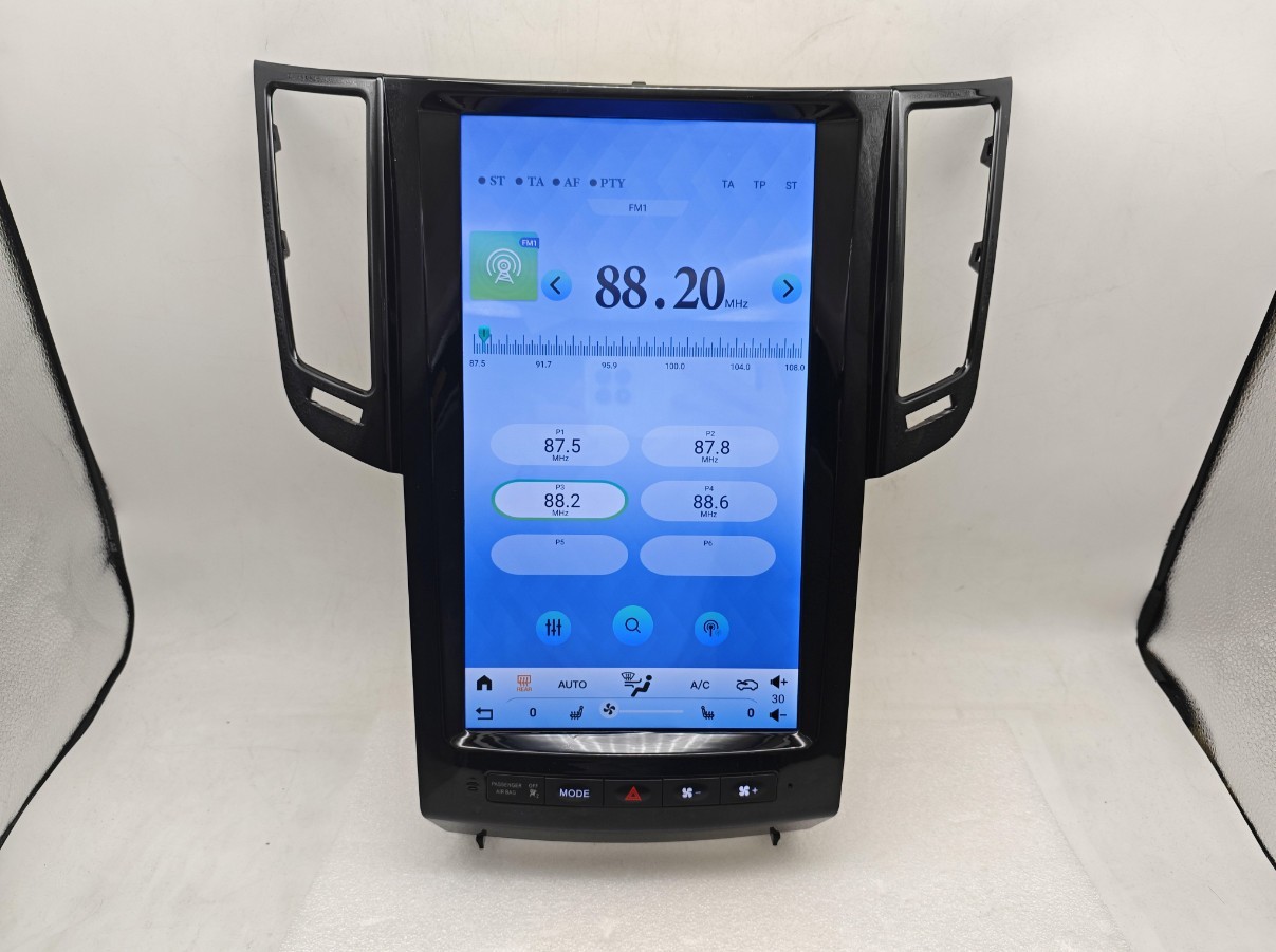 USED Car Radio CarPlay GPS 128G For Infiniti FX25/35/37/50 2007-13 QX70 2013-19
