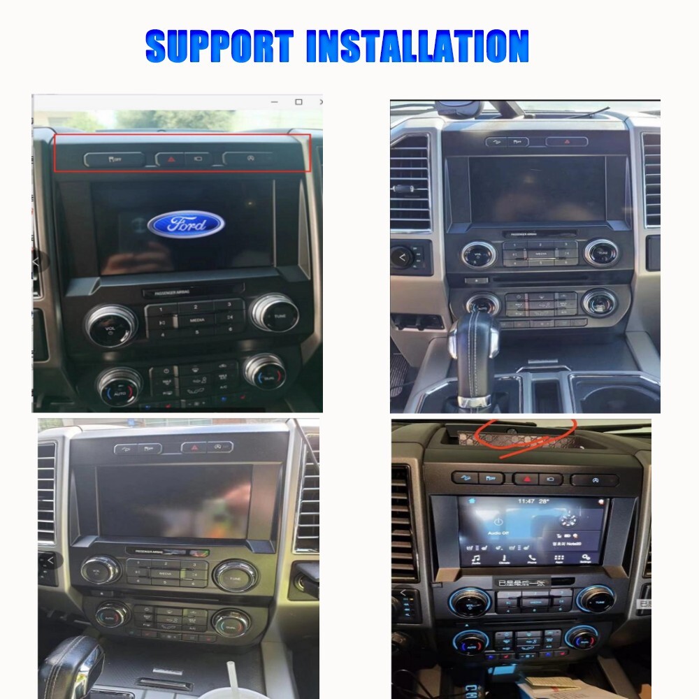 12.1″ Tesla Style Car Gps Radio Stereo Navigation For Ford F-150 2016-2021 2+32g