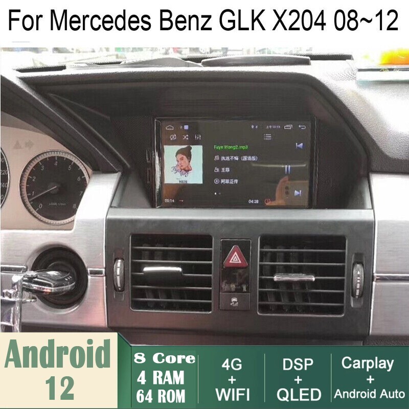 Car Android Gps Navigation Bluetooth For Mercedes Benz Glk X204 2008~2012 Radio