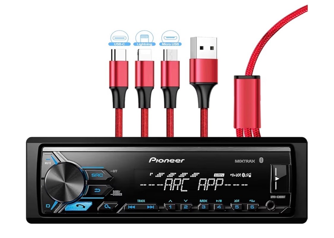 MVH-X390BT Bundle 3 in 1 Multi USB Charging zonoz