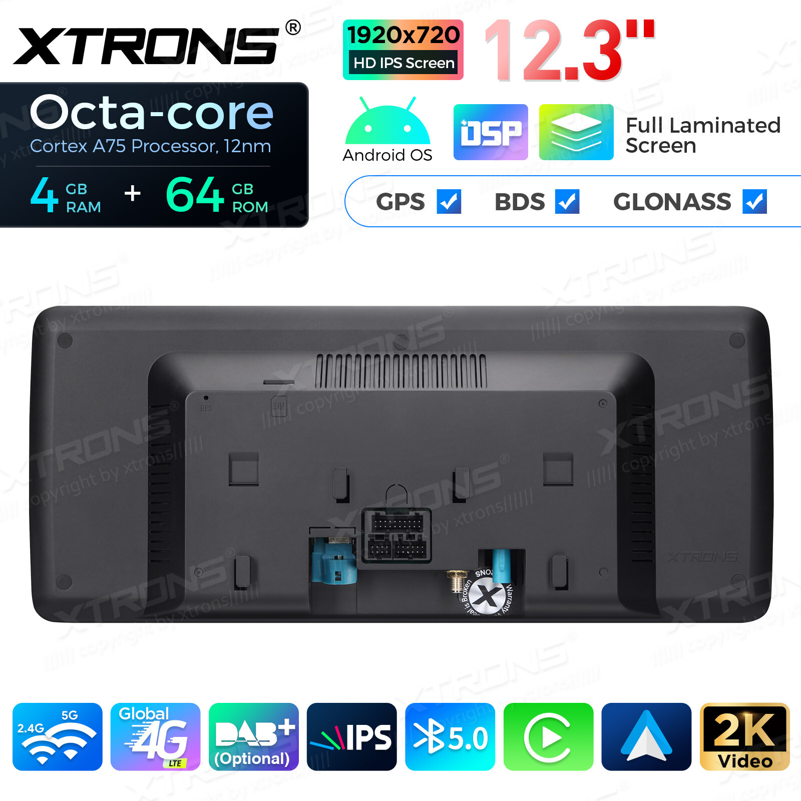 4G LTE Android 13 8-Core Car Play Stereo GPS Navi 64GB For BMW X5 F15 X6 F16 NBT