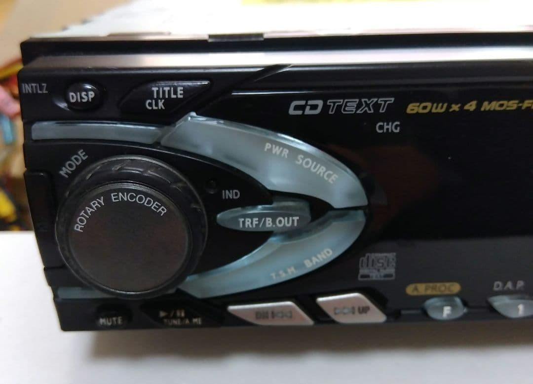 Alpine CDA-7865J 1Din Car Audio CD Player High-Powered Model With Wiring Japan