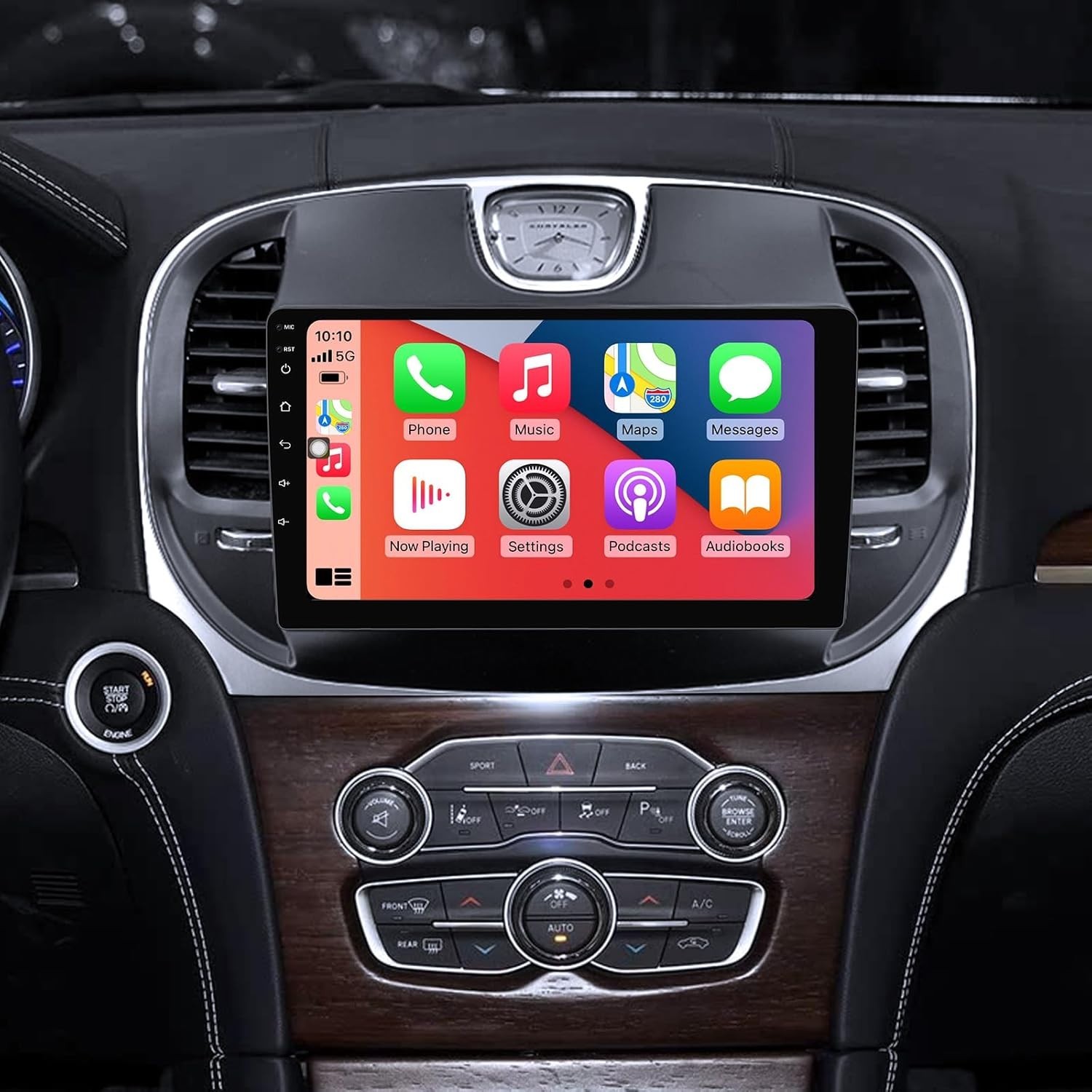 9″ 8Core 4+64G Android Auto Carplay Stereo for Chrysler 300 2015-2019