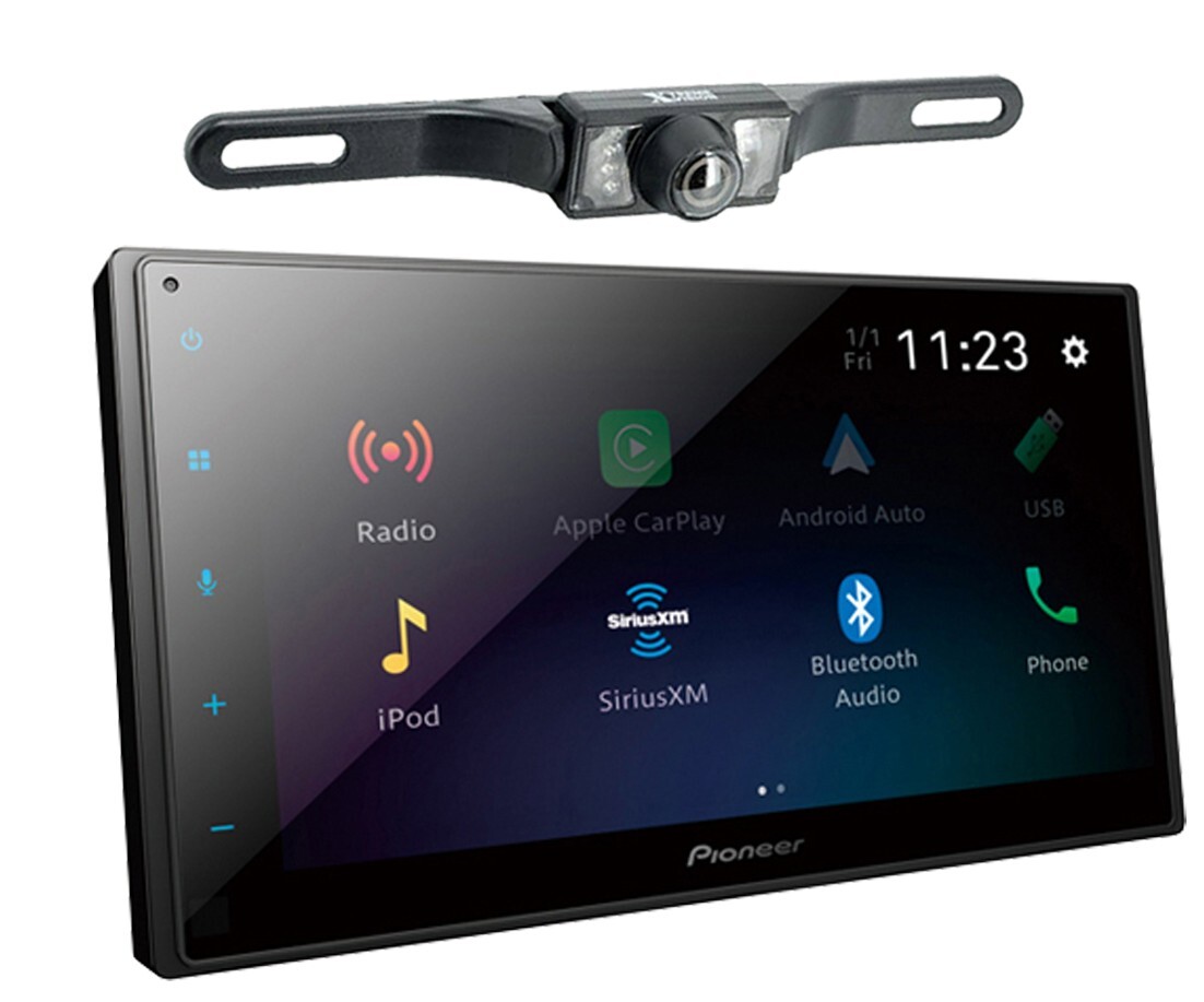 Pioneer DMH-1770NEX 6.8″ Media Receiver w/Auto CarPlay SiriusXM +XV-95 BK Camera