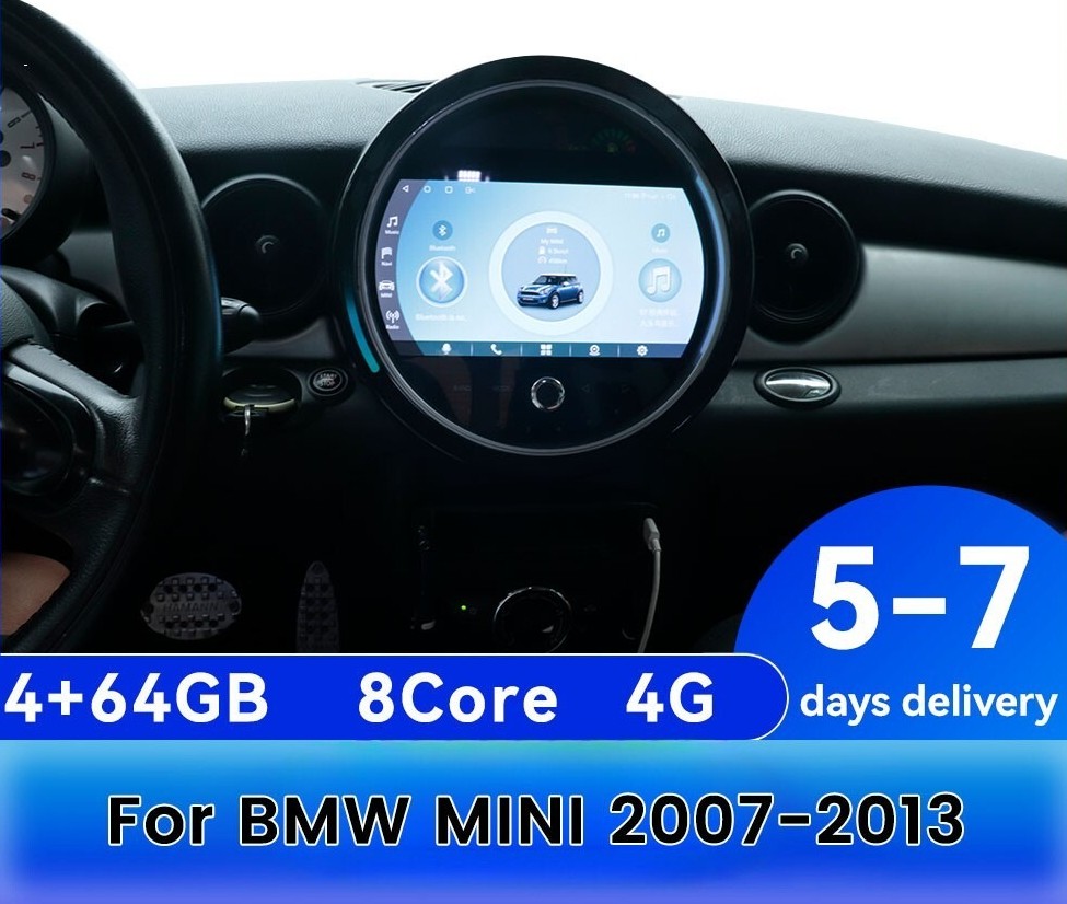 9” For BMW MINI Cooper R56 R60 R51 2007-2013 Android Stereo Car Radio carplay