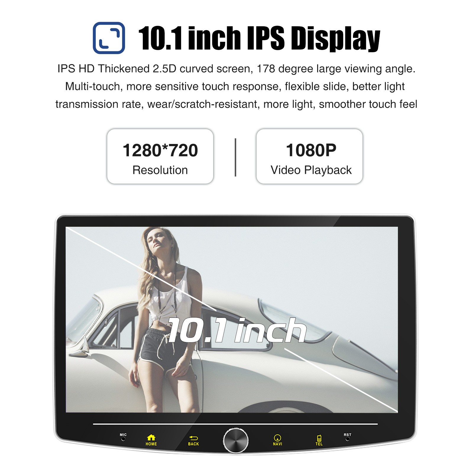 Bluetooth Car Stereo Audio In-Dash FM Aux Input Receiver Radio Player AUX,TF,USB