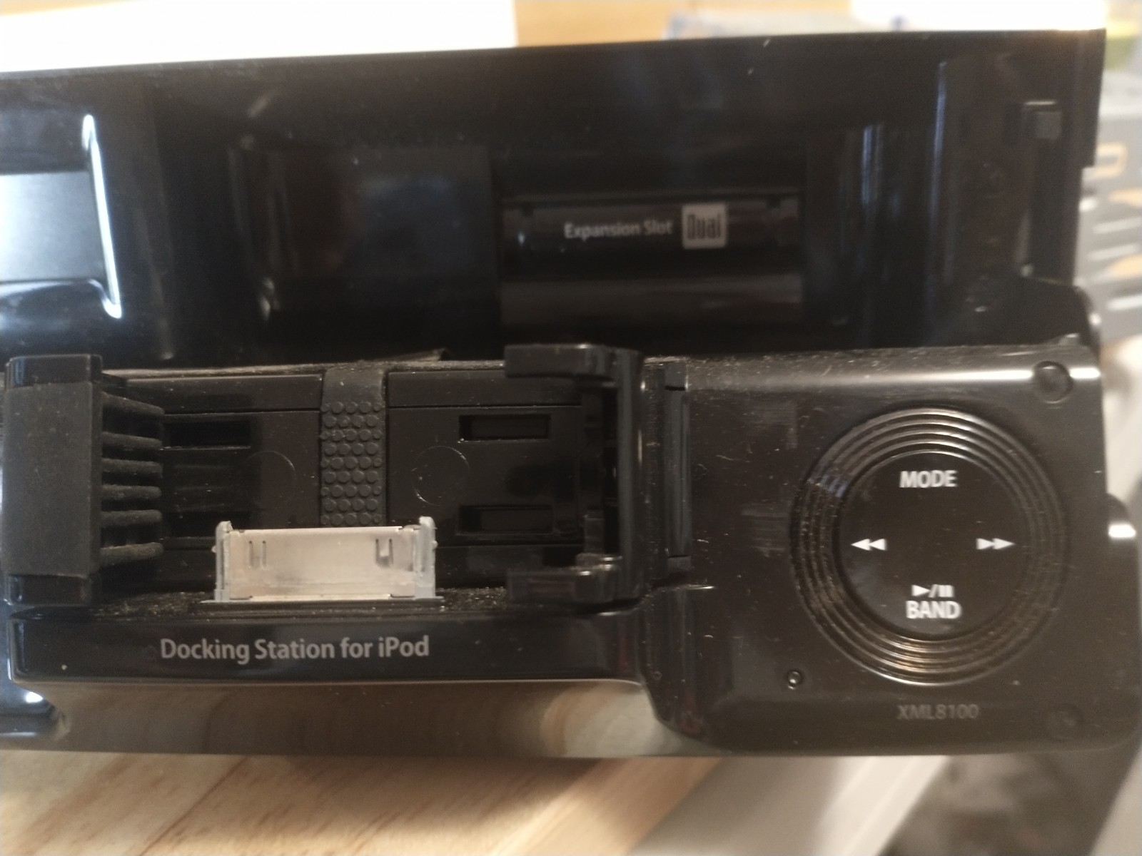 Dual Electronics Co. XML8100 iPod Dock station receiver in dash for auto