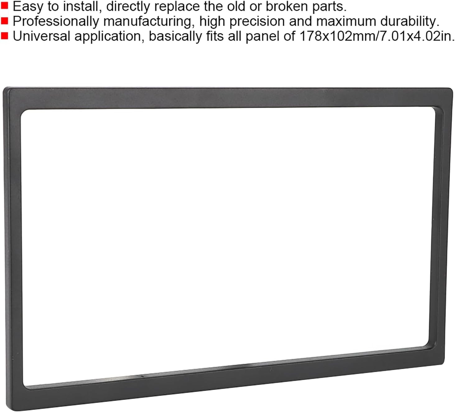 Car Stereo Audio Frame, Universal Car 7 Inch 2 Din Dashboard Mount Trim Car D…