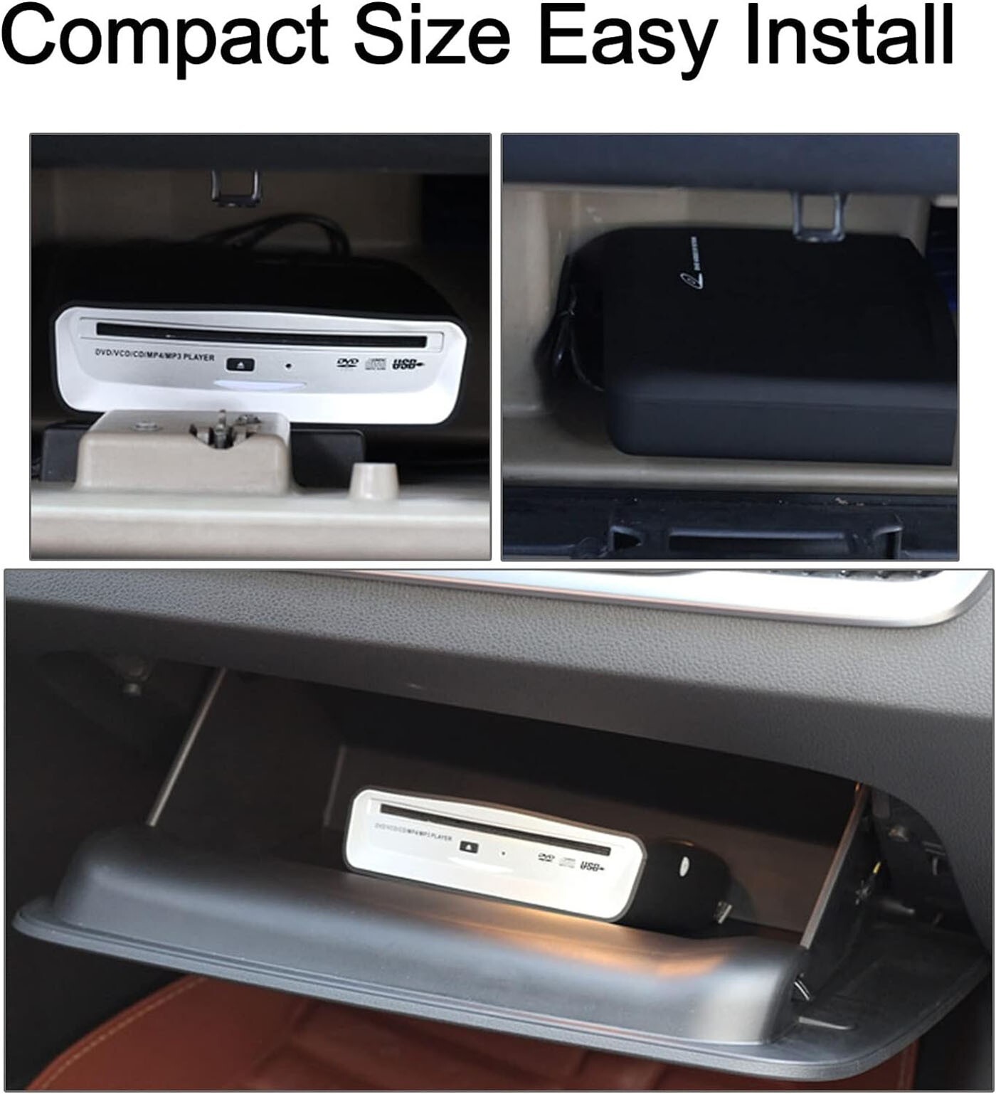 Portable Universal CD Player for Car with USB Port AUX Port Usb External CD New
