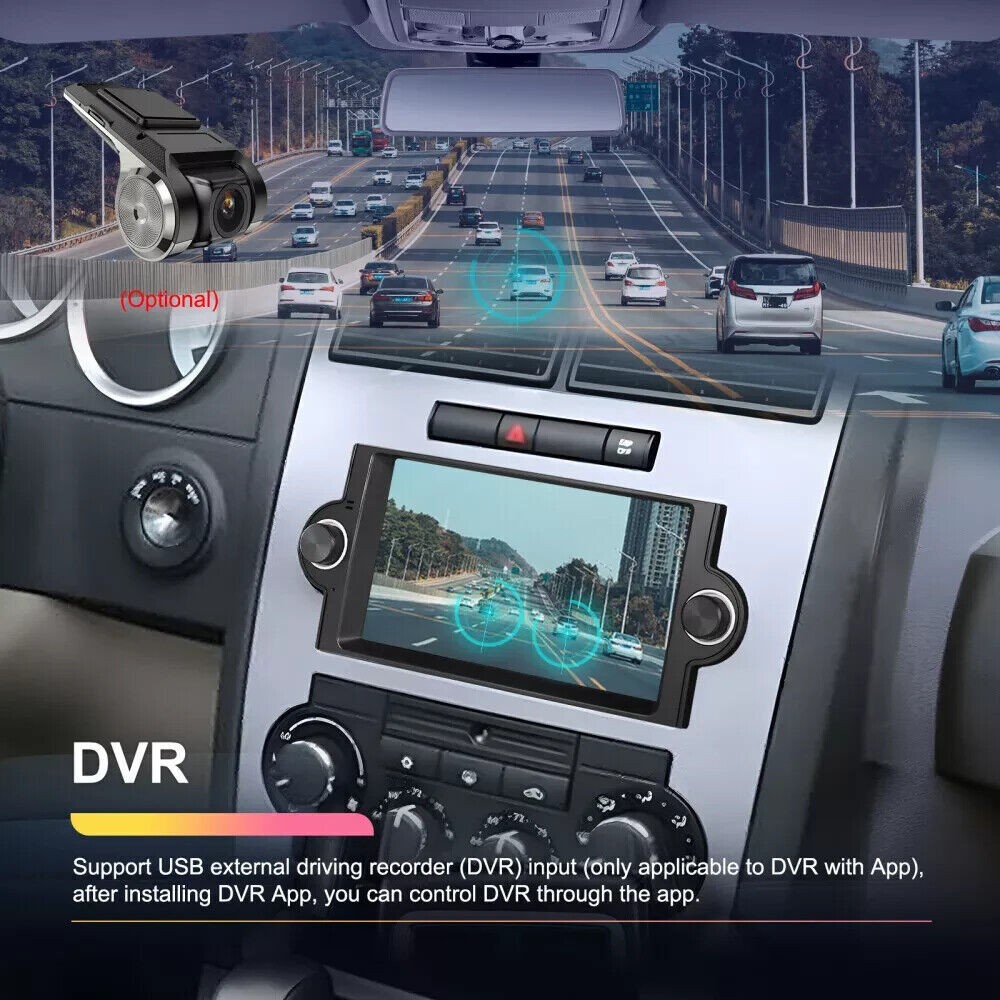 6.5″ Android Carplay Car Stereo Radio AHD GPS Navigation For Dodge Jeep Chrysler