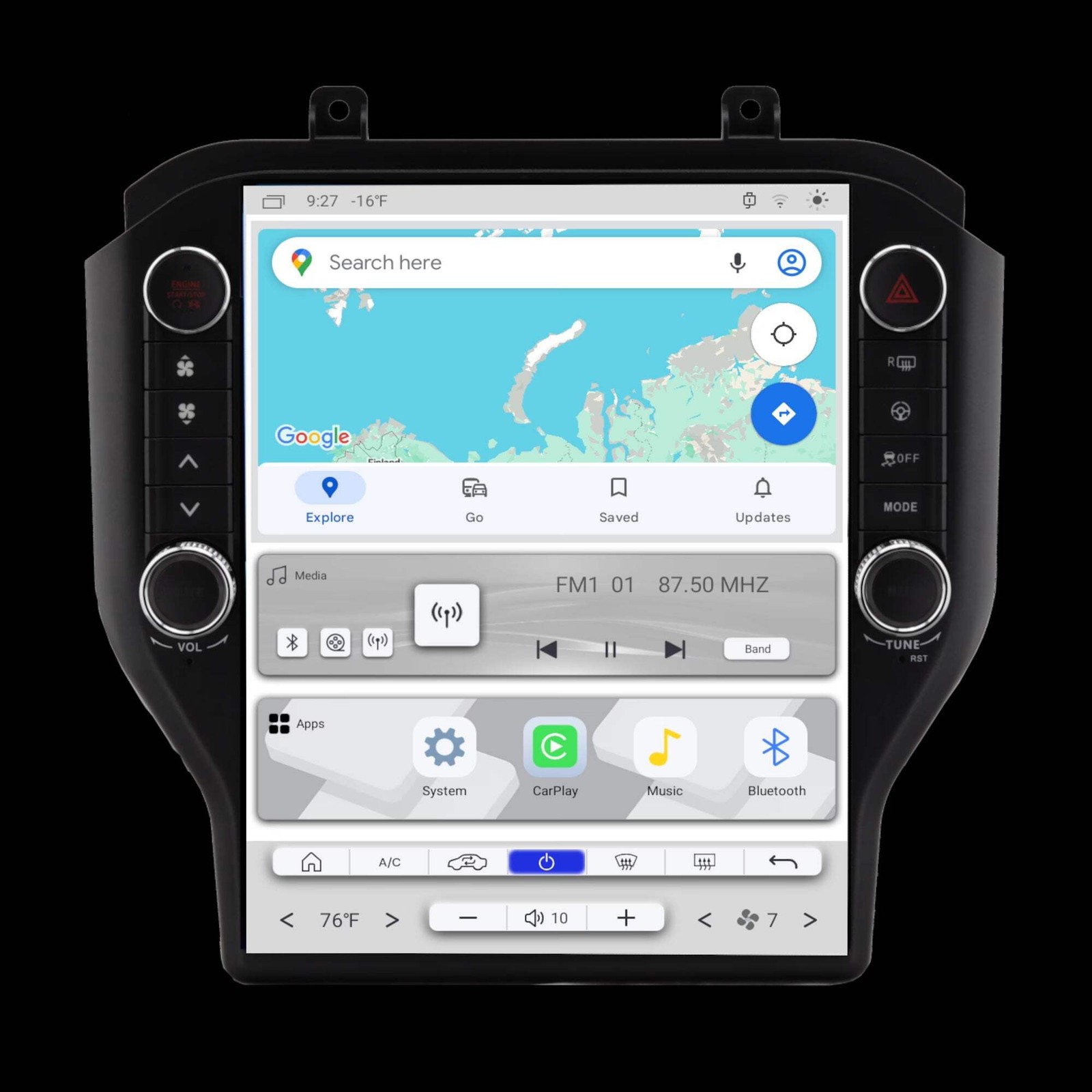 Linkswell Lite II – Ford Mustang Lite II (LT-FDMU12-1RR-6C) CarPlay