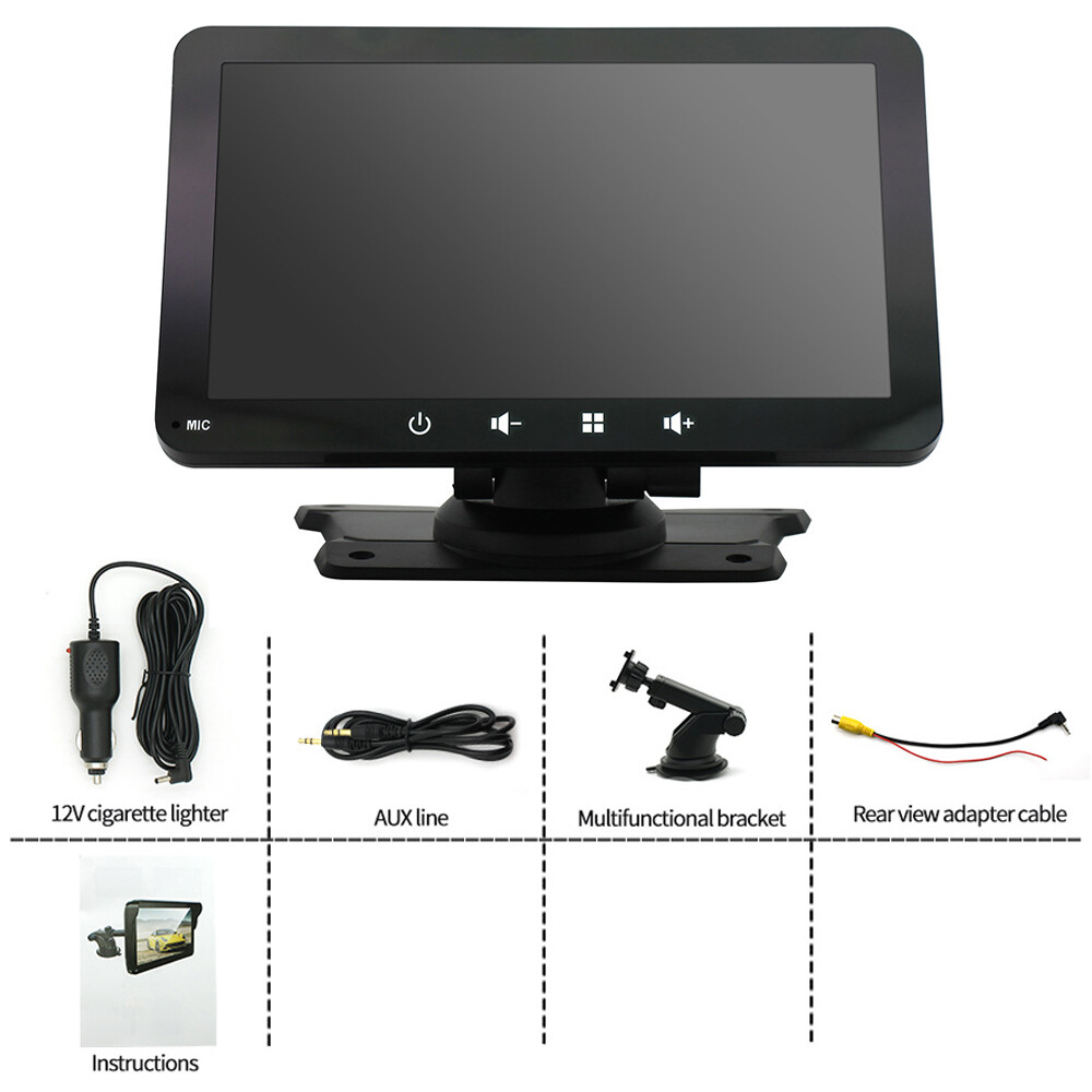 7″ Portable Wireless Car Stereo Bluetooth Radio HD Touchscreen Airplay FM/USB/TF