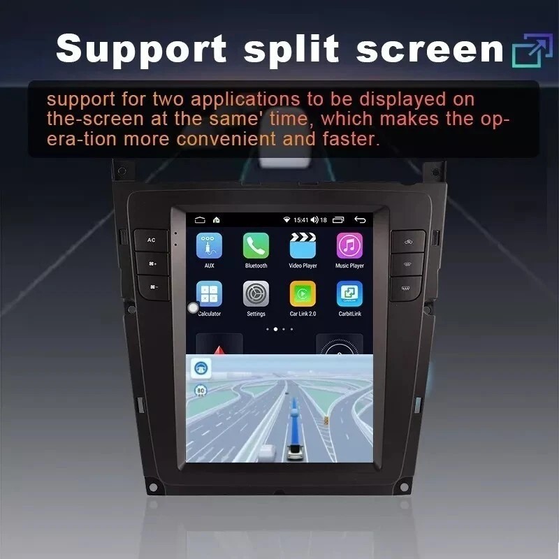 9.7” Vertical Android Radio For Bentley Flying Spur Continental CarPlay 4+64GB