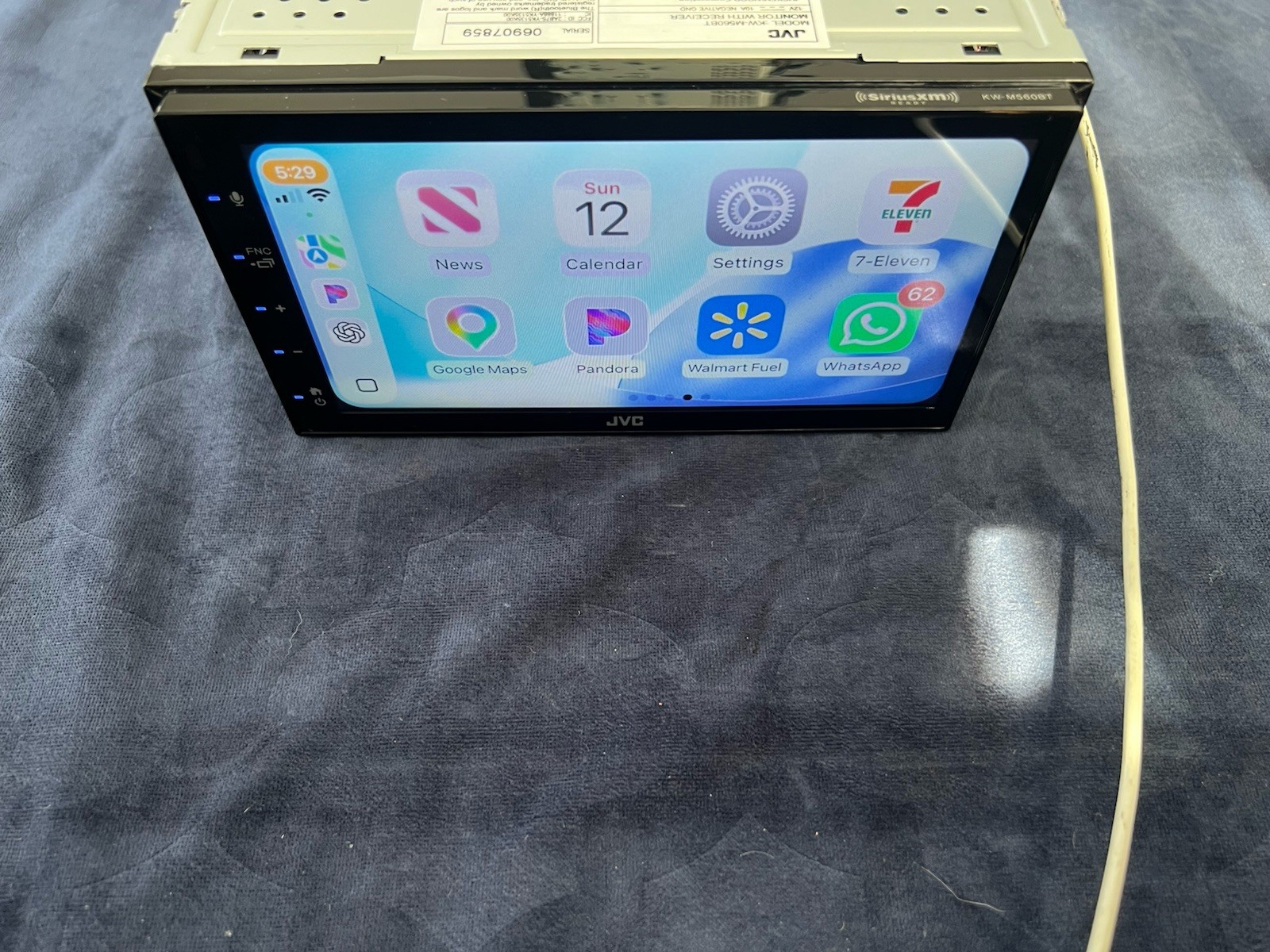 ⭐️Pre-Owned,TESTED⭐️ JVC APPLE CARPLAY| BT| AM/FM| USB -(KW-M560BT)