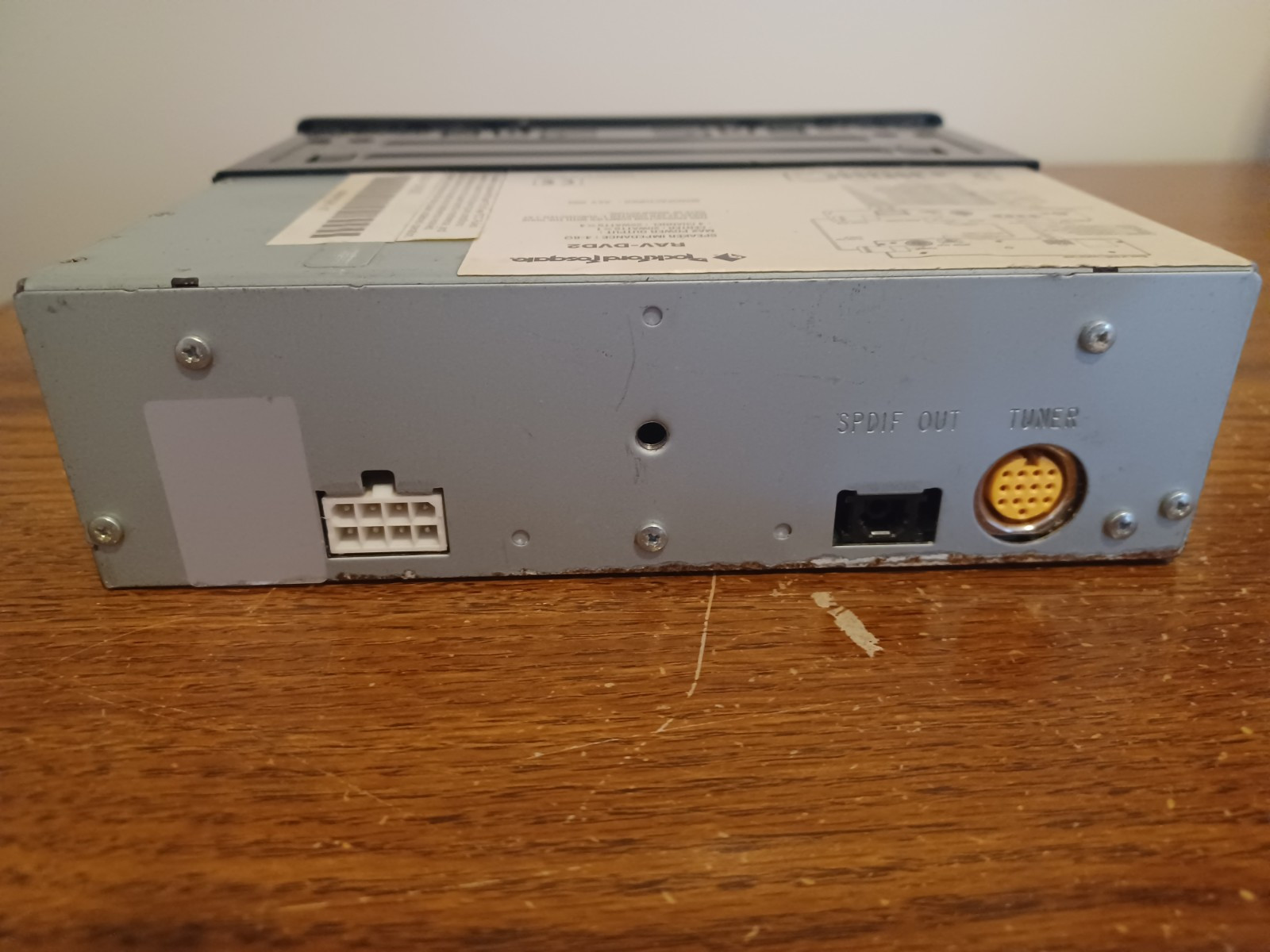 RARE OLD SCHOOL ROCKFORD FOSGATE RAVDVD2 7 INCH LCD CD/DVD PLAYER – READ DESCRIP