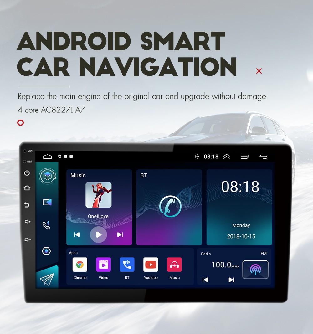 Touch Screen Car MP5 Player Navi 4+32G WIFI SWC Fit For Honda Accord 2008-2012