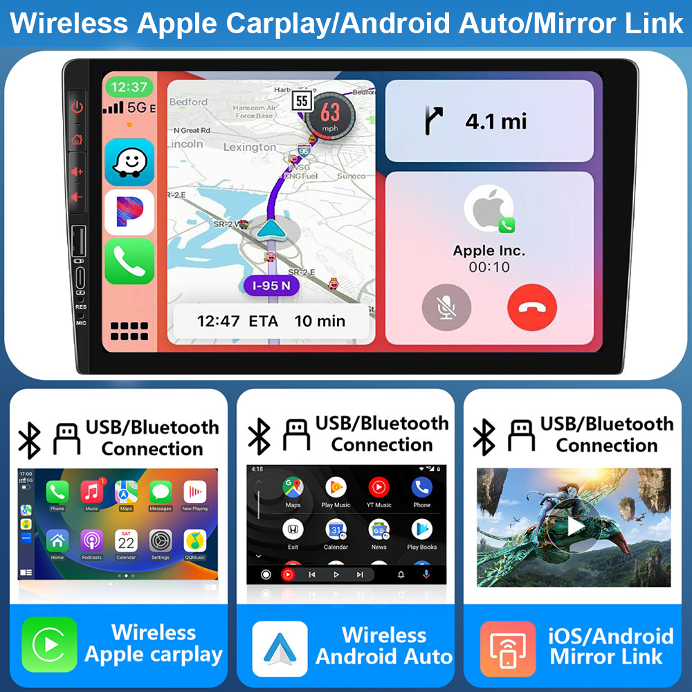 9″ For 1999-2003 Ford F150 Apple Carplay Stereo Radio Android 15 Navi GPS Player