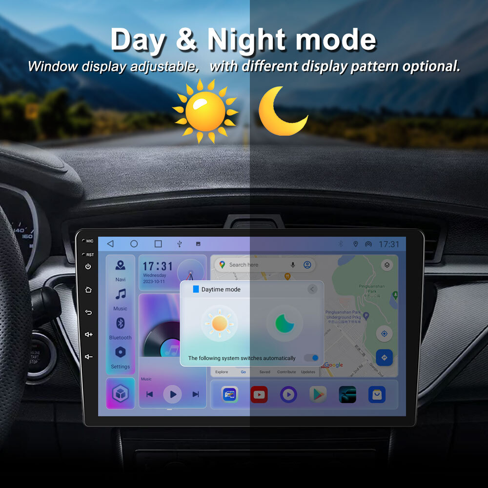 Universal 9″10.1″Car Video Player GPS Navi Touchscreen Wireless Carplay RDS DSP
