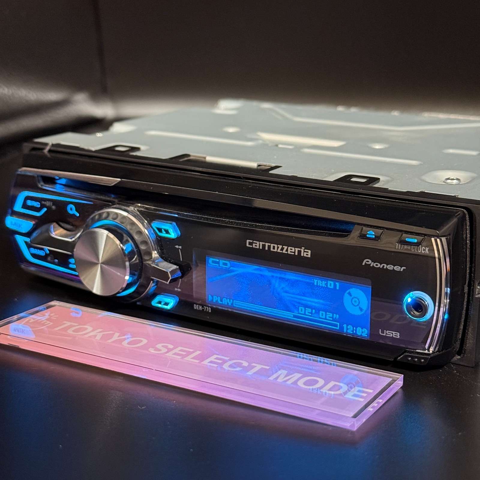 Pioneer Carrozzeria DEH-770 1DIN Car Audio CD Player Tested Working JDM In Stock