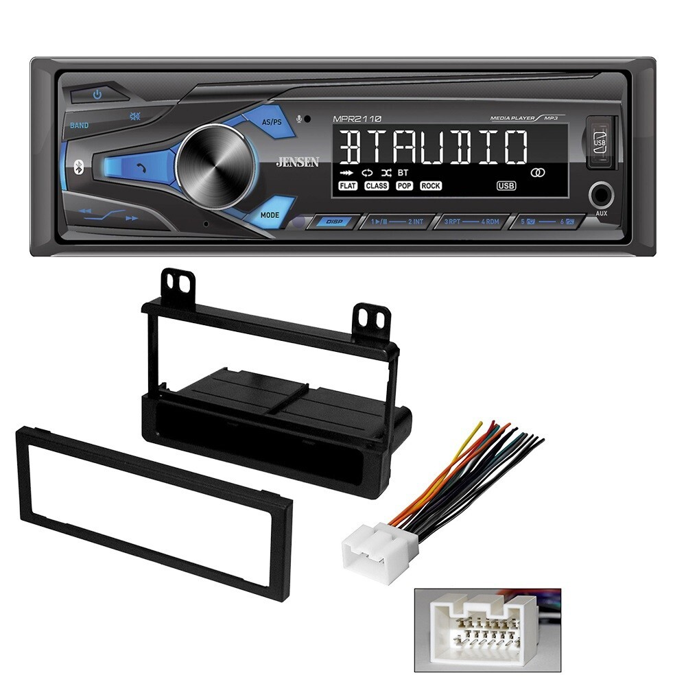 Single Din Bluetooth Car Stereo AM/FM Radio & kit for 1999-2003 Ford F150