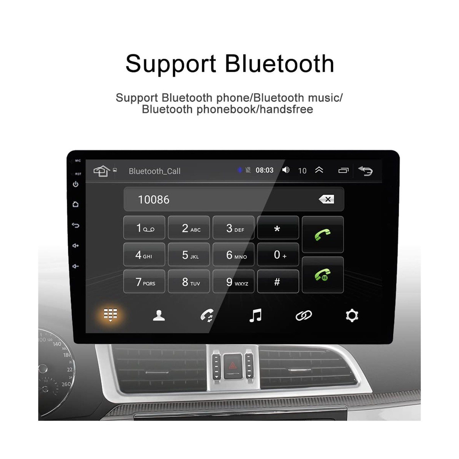 for Toyota Yaris Radio 2008 2009 2010 2011Wireless Carplay Android Auto with …