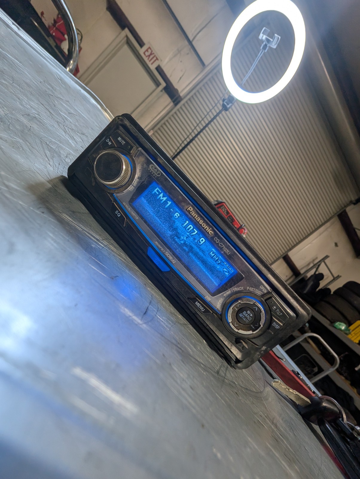 🔥RARE Panisonic CQ C7103U car stereo deck Graphics Display, Needs Repair