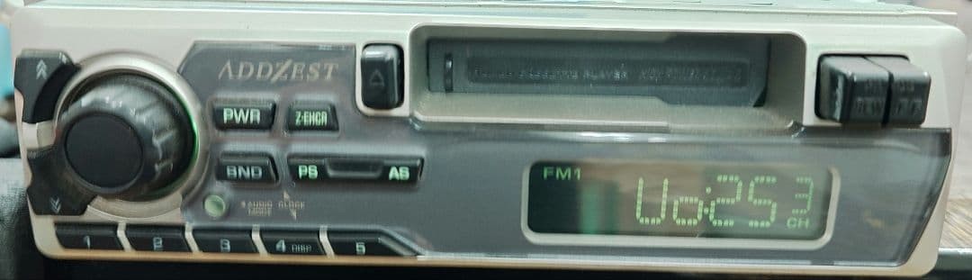 ADDZEST B8111-6A000 1DIN Car Stereo Tape Deck Rare Discontinued Model