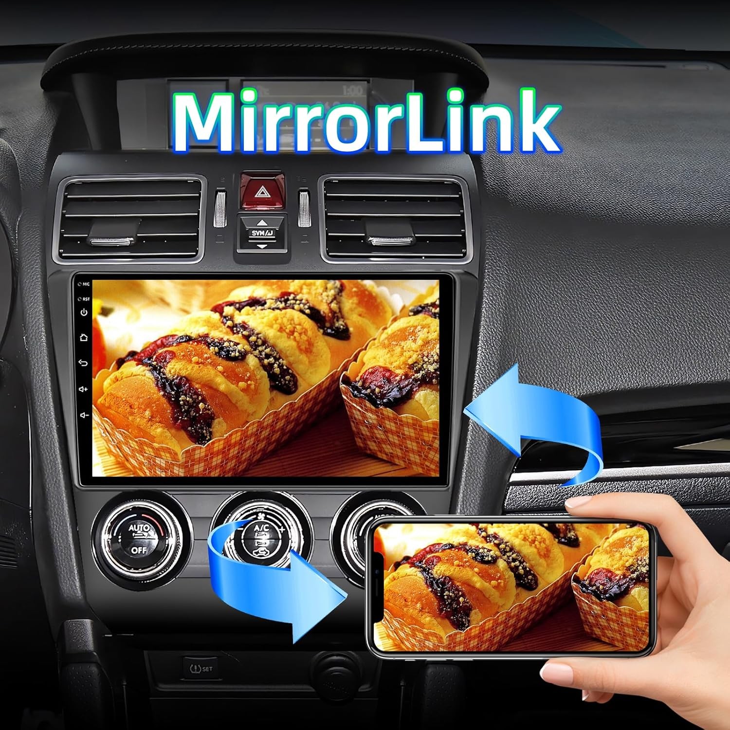 Car Stereo for for Subaru Forester WRX & Impreza 2015–2018 Wireless CarPlay 2+64