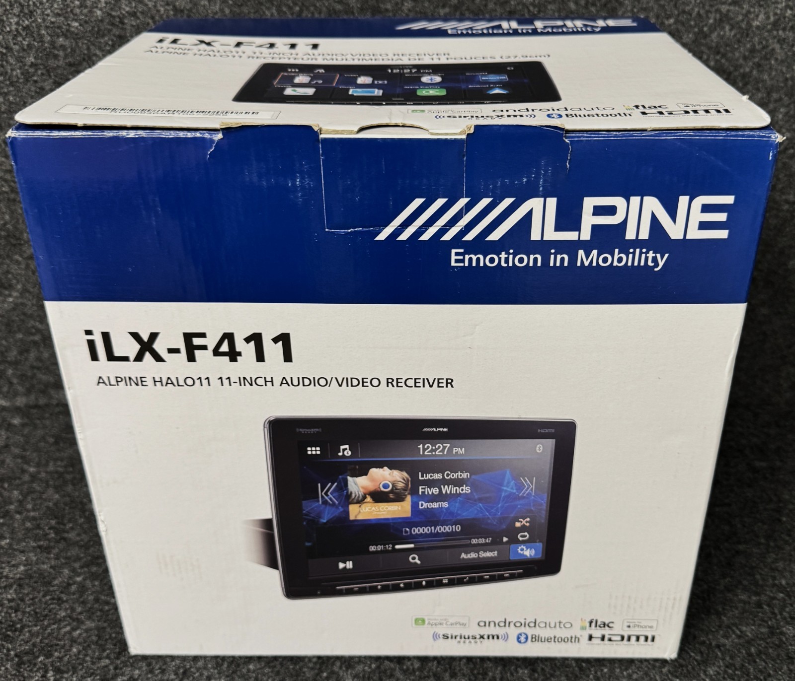 Alpine ilx-F411 HALO11 11-INCH AUDIO/VIDEO RECEIVER BRAND NEW/OPEN BOX