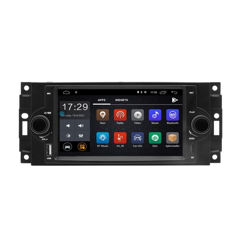 6.5″ Carplay Car Radio Stereo AHD GPS Navigation Screen For Dodge Jeep Chrysler