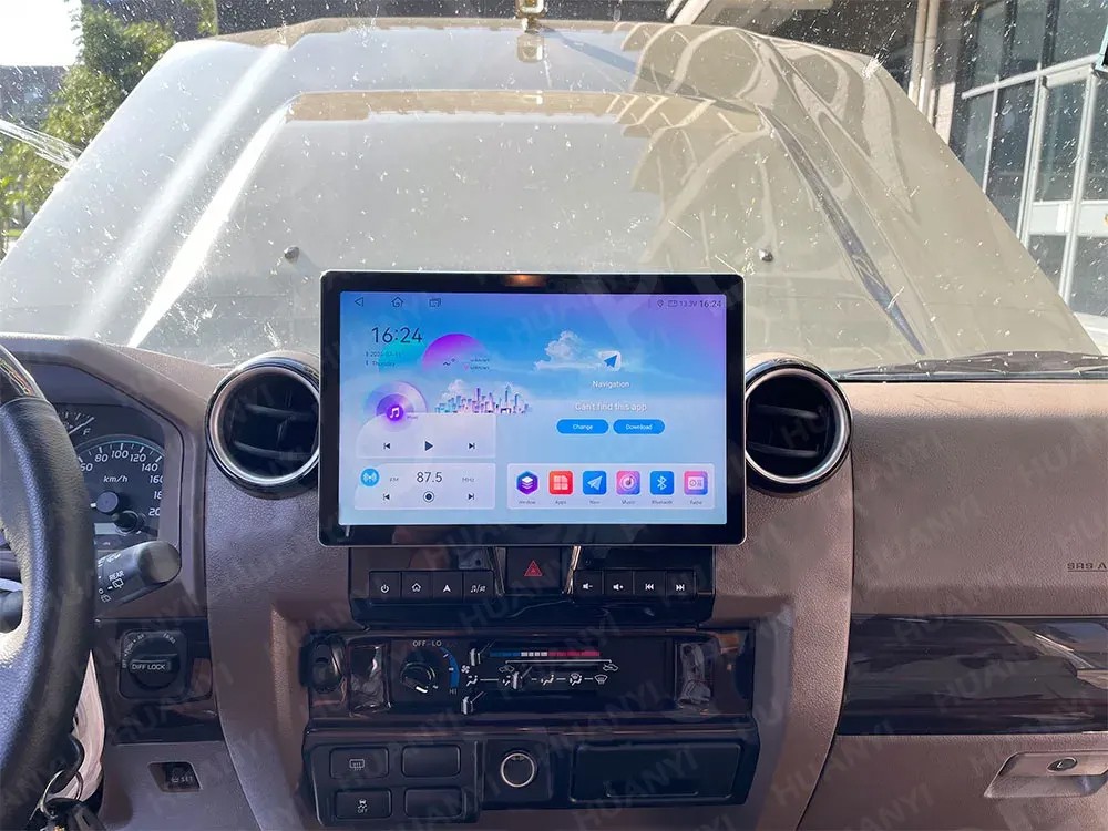 For 2007-24 Toyota Land Cruiser LC70 76 78 Android Radio 11.8″ Double DIN 4+64GB